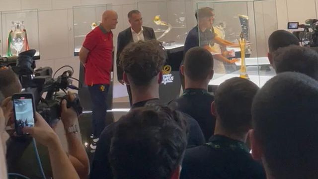 A taça já chegou a 'casa'