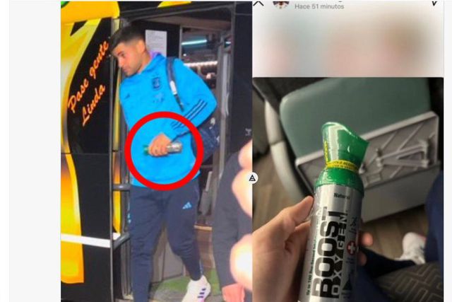 Argentina: Otamendi e Di María na Bolívia... com garrafas de oxigénio