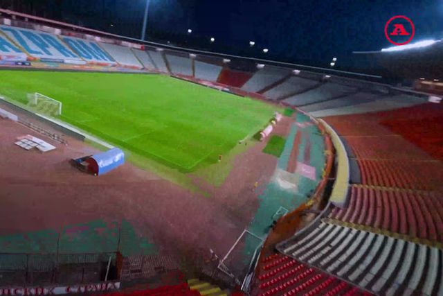 As espetaculares imagens aéreas do estádio onde o Benfica se estreará na Champions