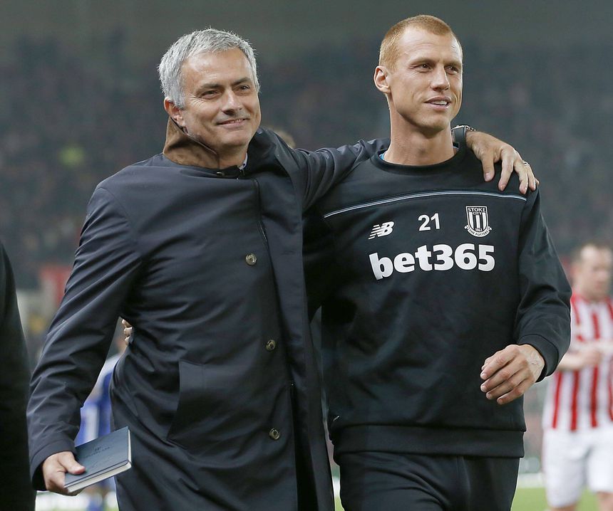José Mourinho e Steve Sidwell