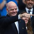 Infantino joga muito do seu prestígio nas próximas eleições da FIFA, em marco. Marrocos sabe-o — Foto: IMAGO