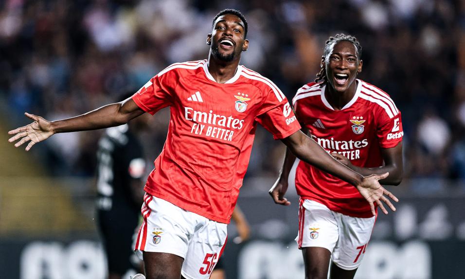 Felipe Lima foi o autor do terceiro e último golo da vitória do Benfica B no reduto da Académica — Foto: Liga Portugal