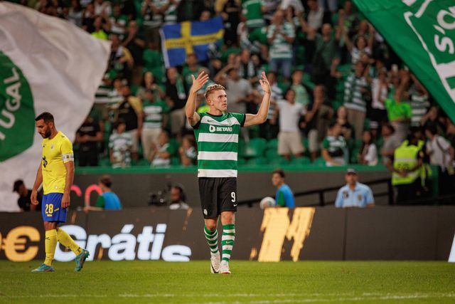 Gyokeres eleito o melhor avançado de setembro da Liga