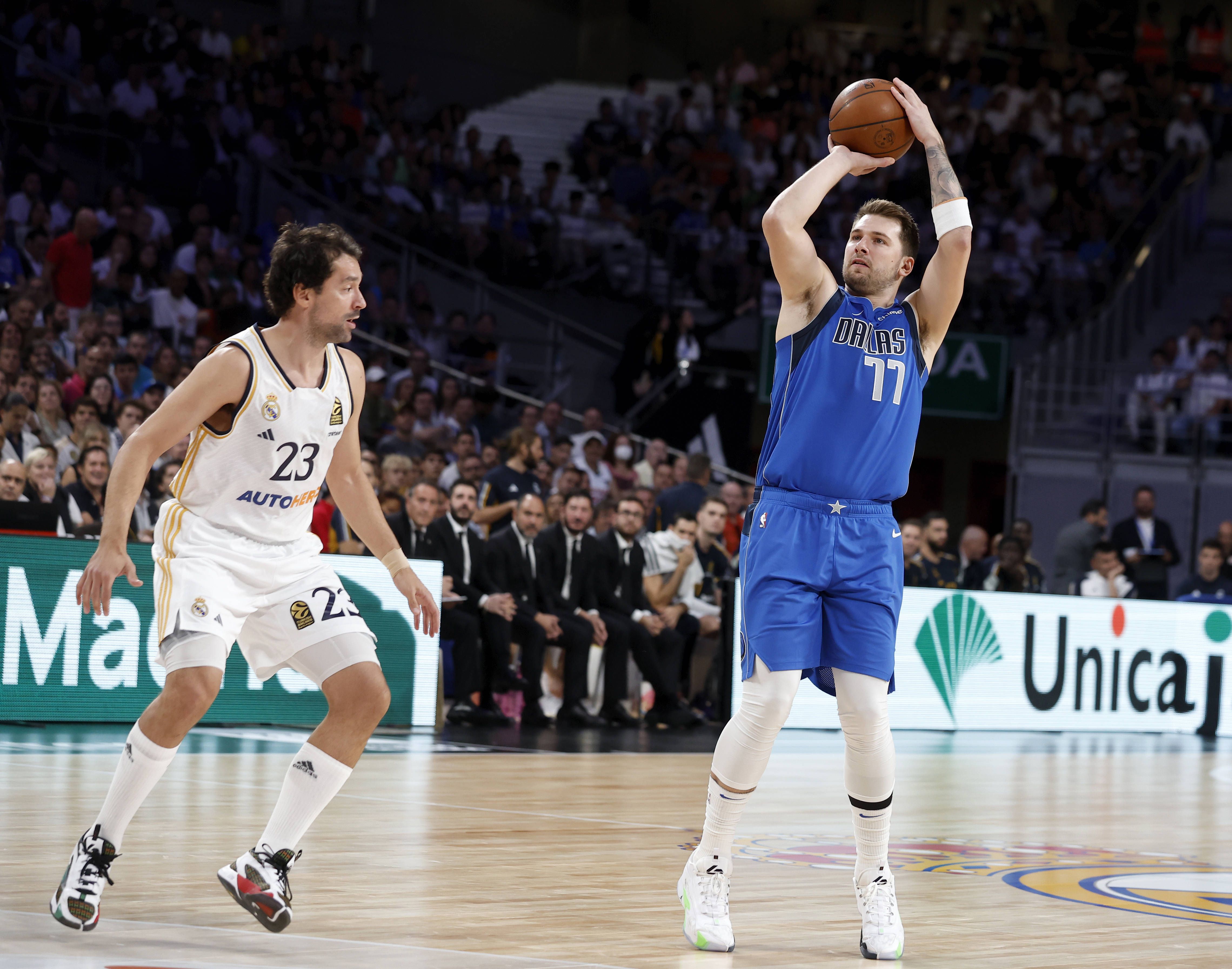 REAL MADRID x DALLAS MAVERICKS - AO VIVO l NBA PRÉ-TEMPORADA - LUKA DONCIC  DE VOLTA PRA CASA 