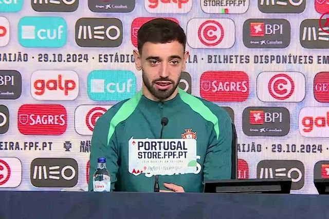 Bruno Fernandes explica o papel que desempenha no balneário da Seleção