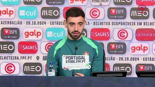 Bruno Fernandes explica o papel que desempenha no balneário da Seleção