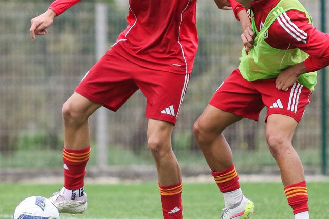 João Pedro Sousa chamou quatro jovens da formação para treinar com equipa principal. Fotografia: Aves SAD