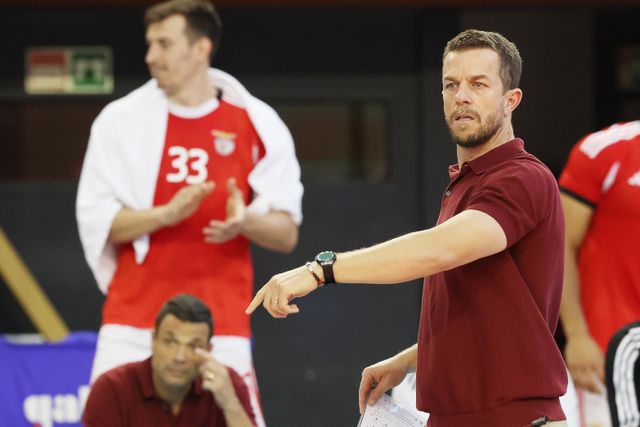 O treinador da equipa de voleibol masculino do Benfica, Marcel Matz, 2025. Foto SL Benfica