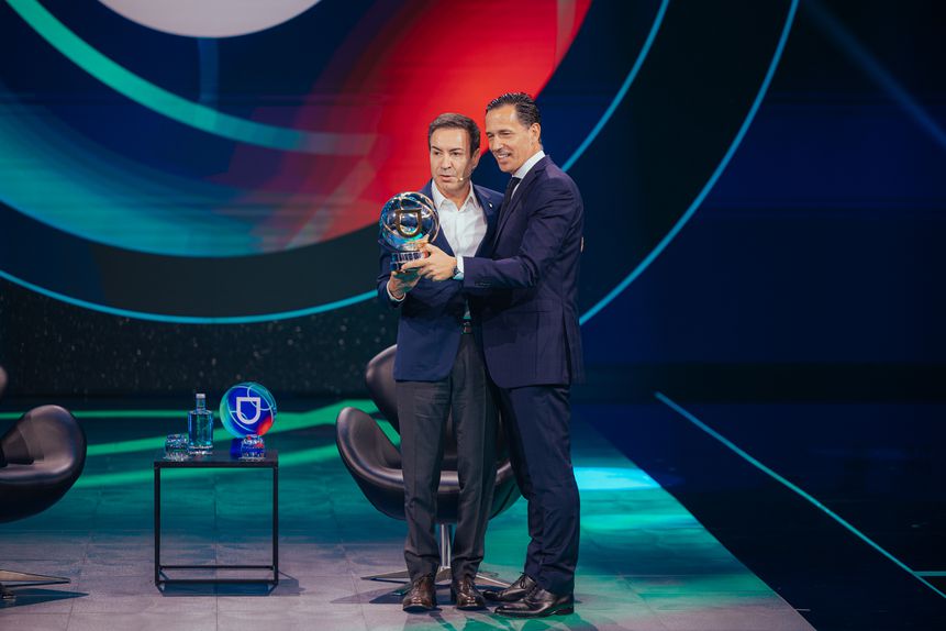 António Salvador, Presidente do SC Braga, ao lado de Pedro Proença, Presidente da FPF - Foto: Summit