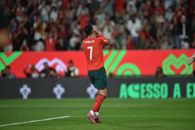 O desespero de Cristiano Ronaldo - Foto: Miguel Nunes