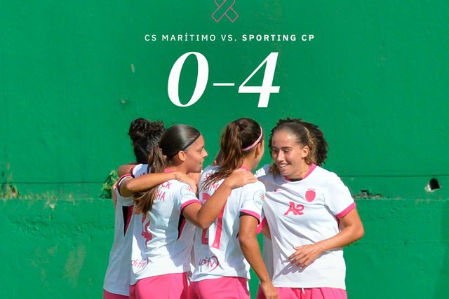 Brittany Raphino fez três golos e resolveu o jogo. Foto: Sporting Cp