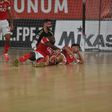 O Benfica superiorizou-se ao Sporting no dérbi pela primeira volta da fase regular da Liga de futsal - Foto: Miguel Nunes