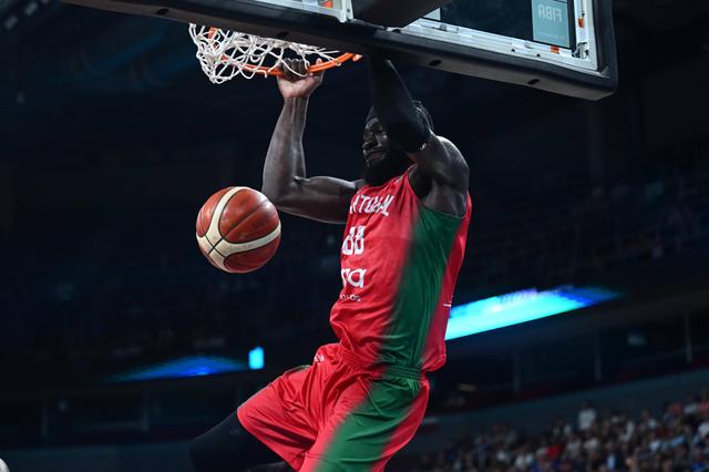 Neemias Queta, jogador da Seleção Nacional, no Eurobasket 2025, onde Portugal participou. IMAGO