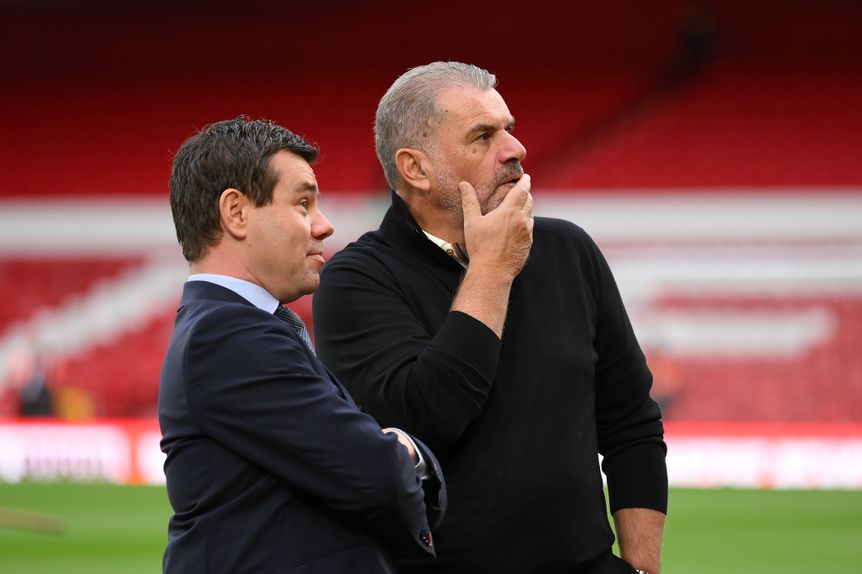 Ross Wilson e Ange Postecoglou no Nottingham Forest
