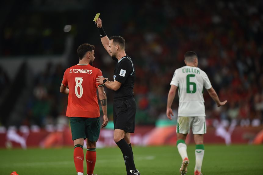 Eslovaco Ivan Kruzliak dirigiu o Portugal-Irlanda, em Alvalade - Foto: Miguel Nunes