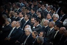 André Villas-Boas (FC Porto), António Salvador (SC Braga), Frederico Varandas (Sporting) e Rui Costa (Benfica), tão perto e tão longe... Foto: André Carvalho