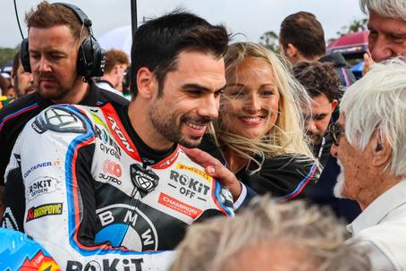 Miguel Oliveira encontrou-se com Bernie Ecclestone no Estoril