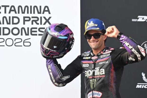 Marco Bezzecchi foi o mais rápido no circuito de Mandalika - Foto: X/Il Tempo