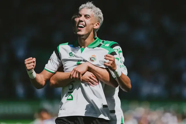 Zabiri a brilhar no Santander