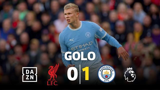 Eis Haaland! Suspeito do costume silencia Anfield