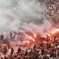 Pirotecnia na Luz durante o Benfica-V. Guimarães