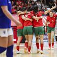 Portugal só somou vitórias na Ronda de Elite e vai pela 4.ª vez participar no Europeu feminino (foto FPF)