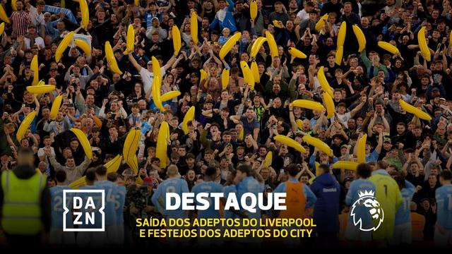 Da euforia ao silêncio: adeptos do Liverpool deixam Anfield antes do apito final