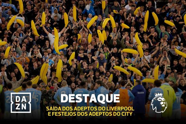 Da euforia ao silêncio: adeptos do Liverpool deixam Anfield antes do apito final