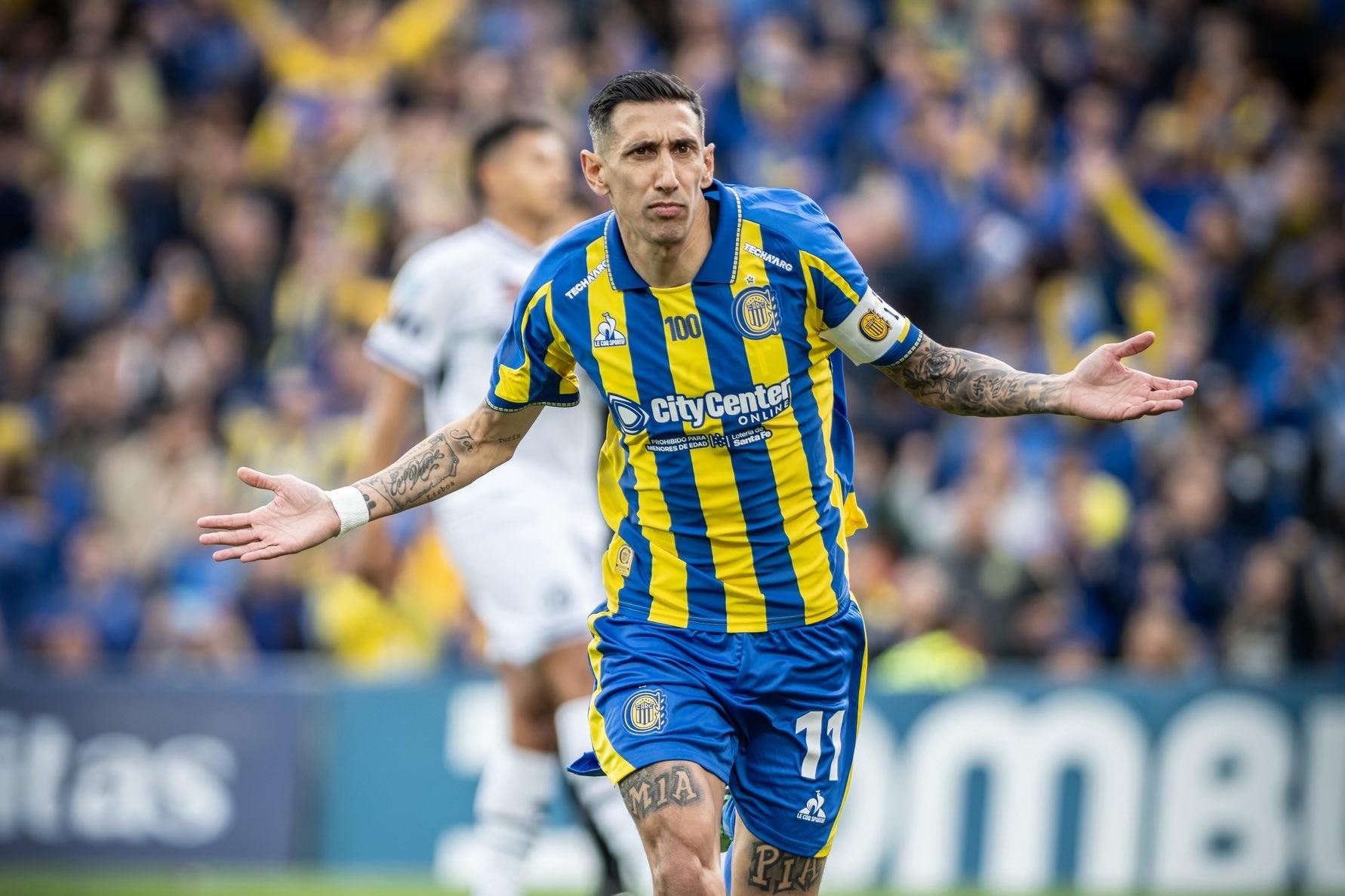 Di María continua em grande na Argentina - Foto: Rosario Central/X