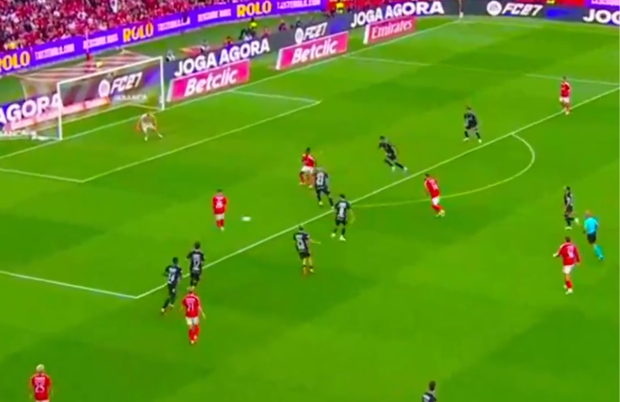 Dahl adiantou o Benfica frente ao V. Guimarães