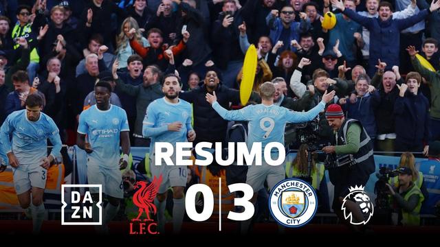 Manchester City sai ileso do tribunal de Anfield (resumo)