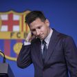 Messi chorou no momento em que anunciou a saída do Barcelona (IMAGO)
