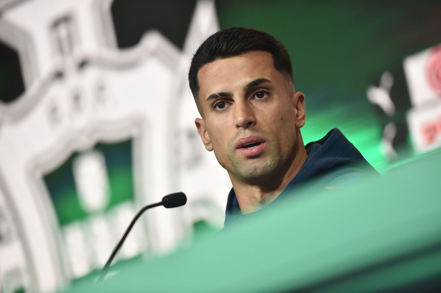 João Cancelo, defesa da Seleção Nacional (Foto -  Miguel Nunes)