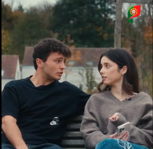 João Neves e Madalena Aragão na campanha do Governo Português