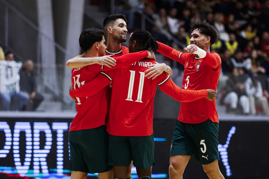 Futsal show! Portugal esmaga Eslovénia