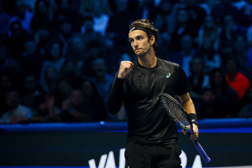 Lorenzo Musetti, tenista italiano no ATP Finals em Turim