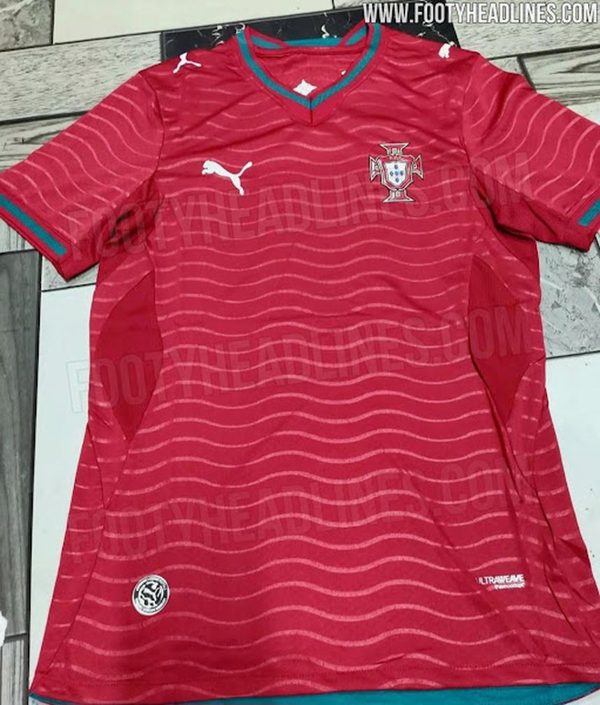 Possível equipamento de Portugal no Mundial (Foto: Footy Headlines)