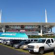 Hard Rock Stadium em Miami durante a Super Bowl