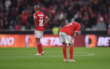 Saiba quantas vezes o Benfica venceu por dois golos ou mais esta época