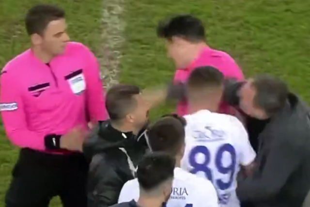 Vídeo: presidente do Ankaragucu agride árbitro