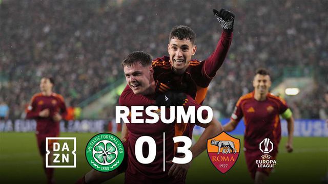 Bis de Ferguson vale vitória convincente da Roma em Glasgow (resumo)