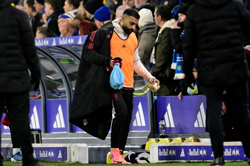 Salah a caminho do banco