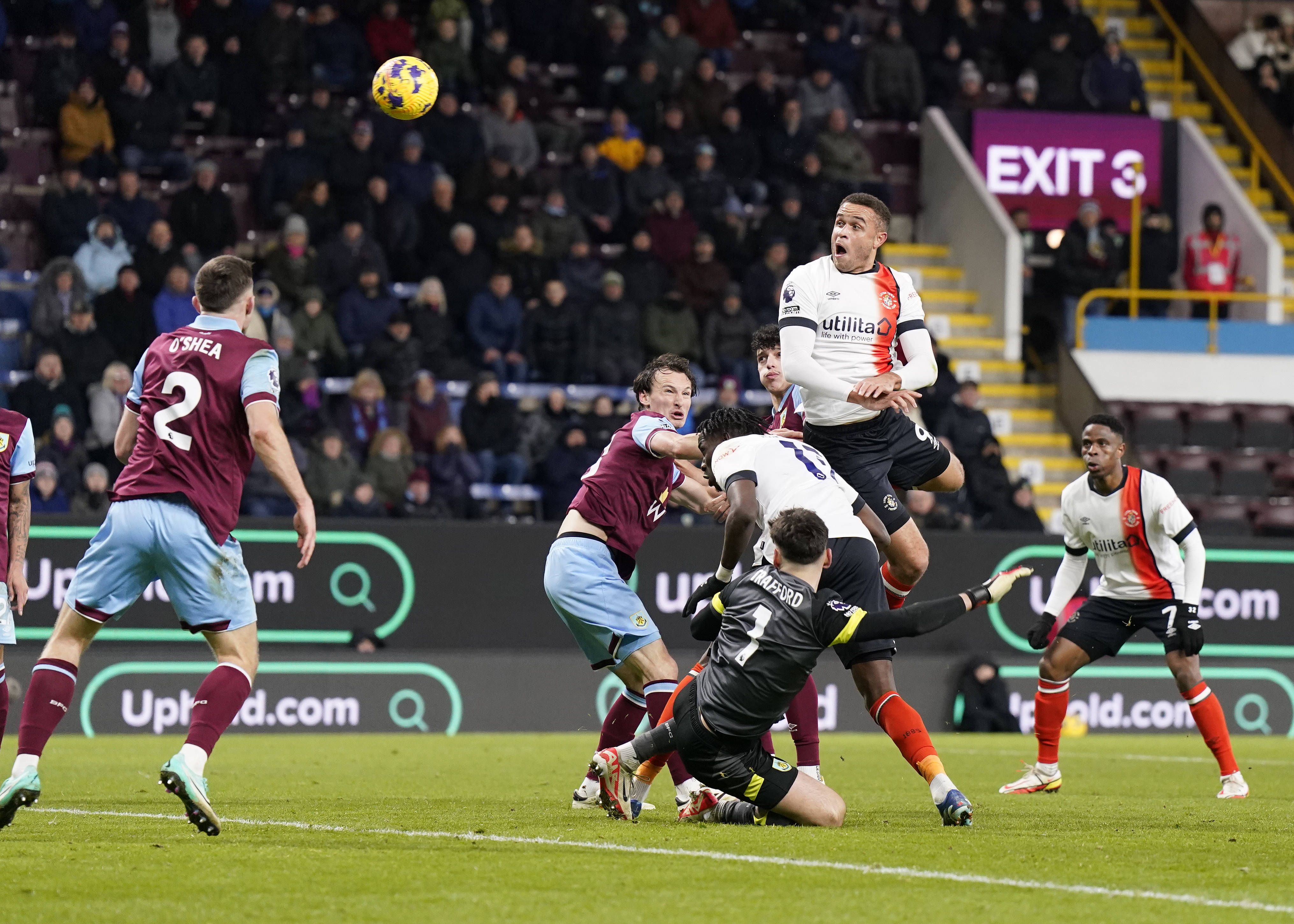 Burnley and Luton Town drew in a tough (and controversial) match.
