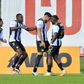 Zé Vítor festeja um golo do Nacional. - Foto: GRAFISLAB