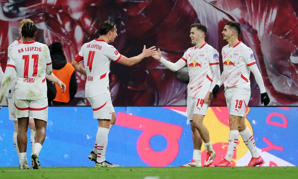 Festejos do RB Leipzig