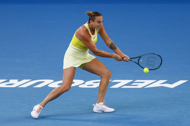 Aryna Sabalenka em ação