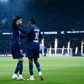 Barcola e Dembélé festejam golo do PSG