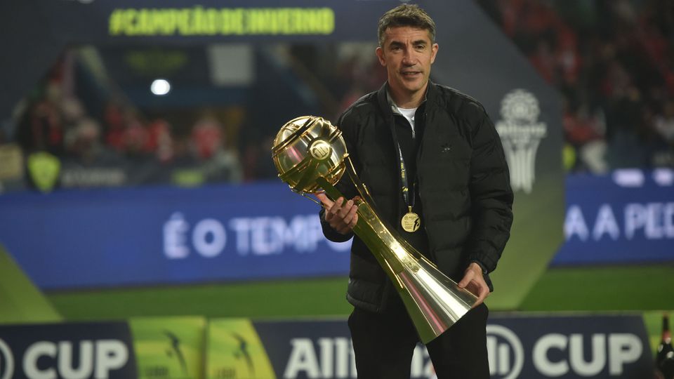 Bruno Lage conquistou terceiro troféu pelo Benfica