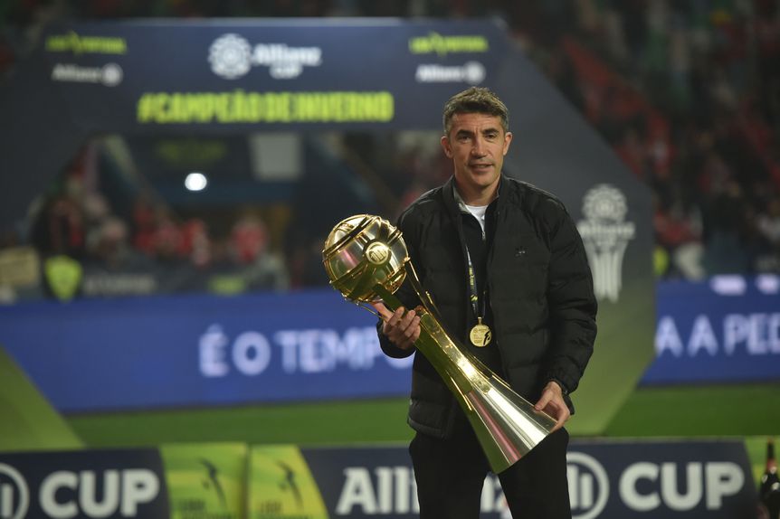 Bruno Lage conquistou terceiro troféu pelo Benfica