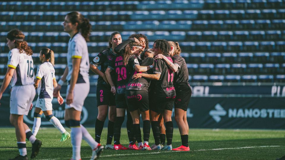 Festejos das jogadoras do SC Braga em Famalicão